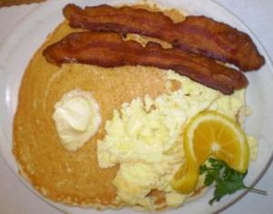 Griddle Breakfast with Bacon